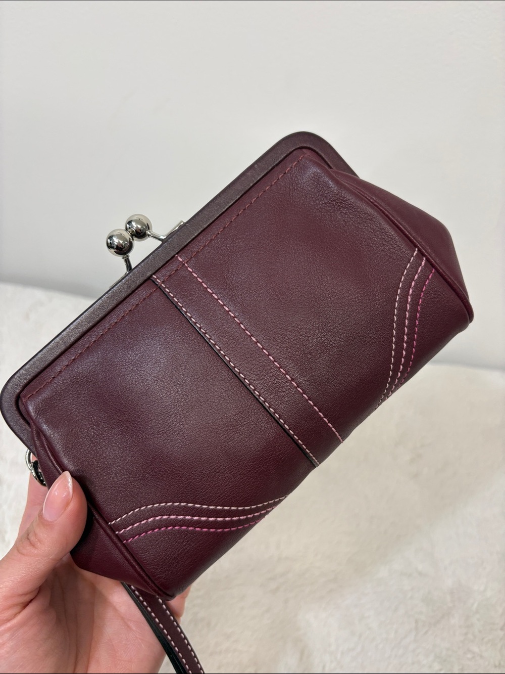 COACH SoHo Kiss Lock Clutch